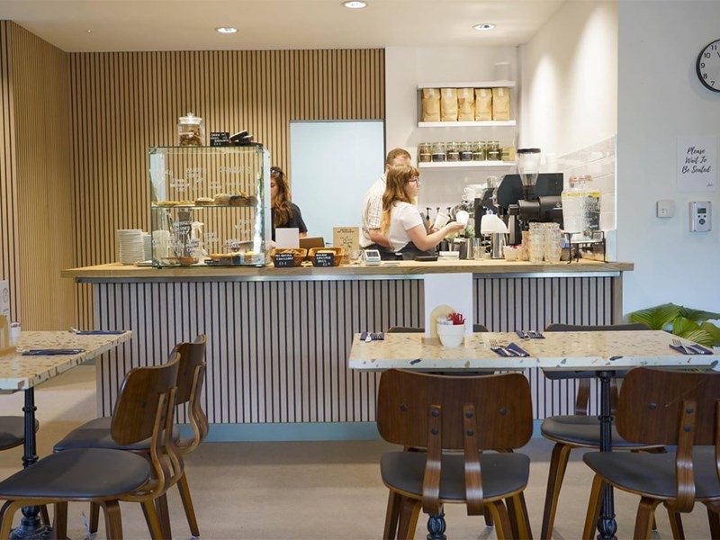 Inside Joni, the onsite cafe